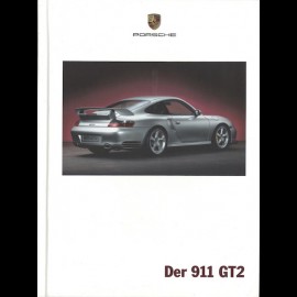 Porsche Broschüre Der 911 GT2 08/2001 in Deutsch WVK20231002