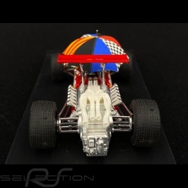 Ferrari 312 F1 Sieger Grand Prix France 1968 n° 26 mit Fahrer Jacky Ickx und Regenschirm 1/43 Brumm R171-CHU