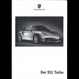 Porsche Brochure Der 911 Turbo 07/2001 in german WVK20011002
