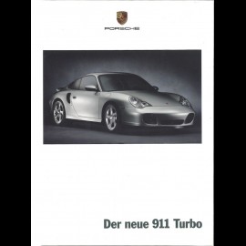 Porsche Brochure Der neue 911 Turbo 03/2000 in german WVK17101000