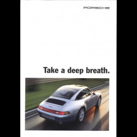 Porsche Broschüre Inspirez profondément / Epoustouflant 1996 in Französisch