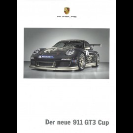 Porsche Broschüre Der neue 911 GT3 Cup 07/2009 in Deutsch