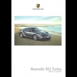 Porsche Broschüre Nouvelle 911 Turbo Efficience naturelle 05/2009 in Französisch WSLK1001000130