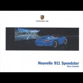Porsche Brochure Nouvelle 911 Speedster Rêves d'asphalte 05/2010 in french WSLS1101000330