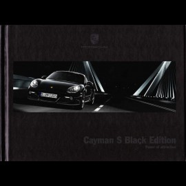 Porsche Broschüre Cayman S Black Edition Power of attraction 01/2011 in Englisch WSLI1201000120
