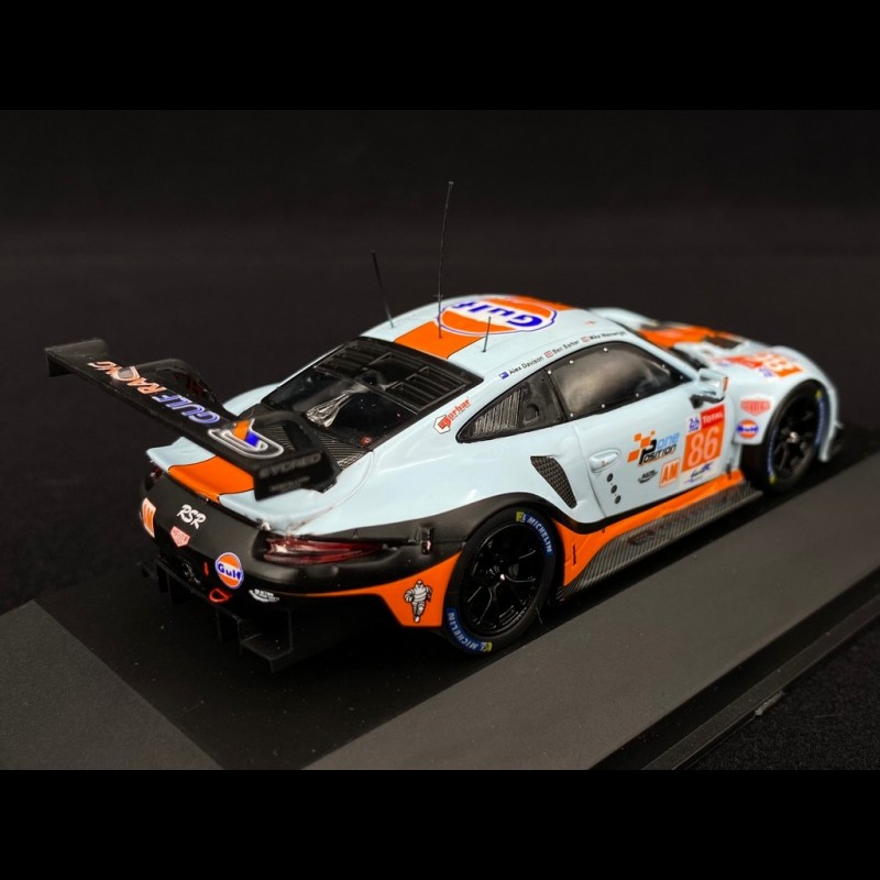 Diecast Model Cars Porsche 992 RSR 1/18 Spark 911  991  RSR No.86 Gulf Racing Wynns 24h Le Mans 2020 B Barker M Wainwright A Watson