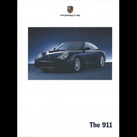 Porsche Broschüre  The 911 type 996 phase 2 09/2001 in Englisch WVK20002002