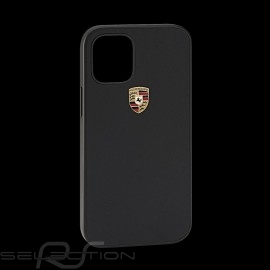 Porsche Hülle für iPhone 12 Mini (5.4") Schwarz Leder WAP0300140MSOC