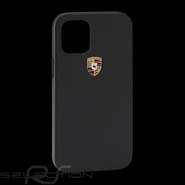 Porsche hard case for iPhone 12 Pro (6.1") Black Leather WAP0300150MSOC