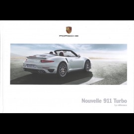 Porsche Broschüre Nouvelle 911 Turbo type 991 La référence 08/2013 in Französisch WSLK1401000430