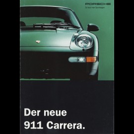Porsche Brochure Der neue 911 Carrera 10/1993 in Swiss German 93174
