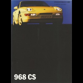 Porsche Brochure 968 CS 10/1992 in german WVK12781093