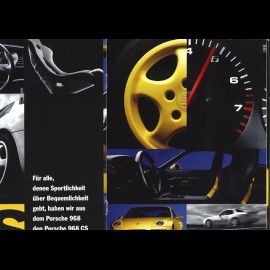 Porsche Brochure 968 CS 10/1992 in german WVK12781093