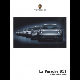 Porsche Brochure La Porsche 911 les 40 premières années 09/2003 in French Swiss 9.03/7