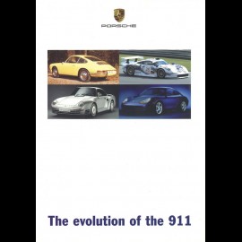 Porsche Broschüre The evolution of the 911 10/1997 in englisch LGB20010010