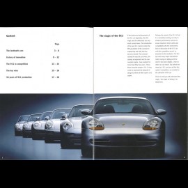 Porsche Broschüre The evolution of the 911 10/1997 in englisch LGB20010010