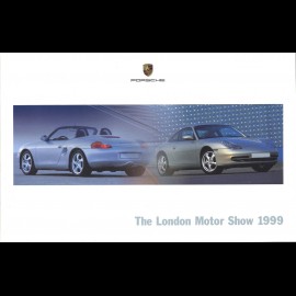 Porsche Broschüre The London Motor Show 10/1999 in englisch