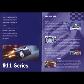 Porsche Brochure Approved 911 Model Series 06/1999 in english LGB20010076