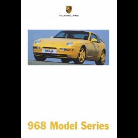 Porsche Broschüre 968 Model Series 02/1998 in englisch LGB20010005