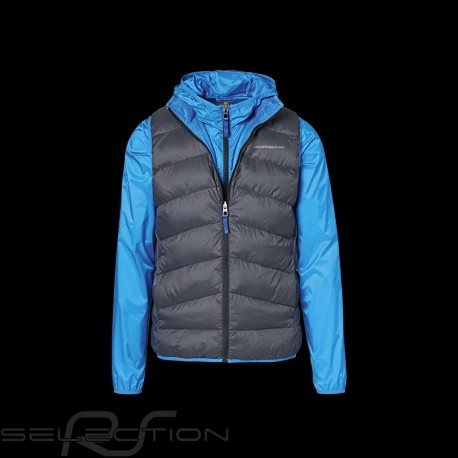 Porsche Jacke Ärmellose windbreaker in GT3 Collection shark blue  Kohlengrau WAP811MGT3 Herren
