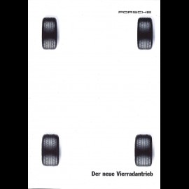 Porsche Brochure Der neue Vierradantrieb 911 Carrera 4 09/1994 in german WVK140710
