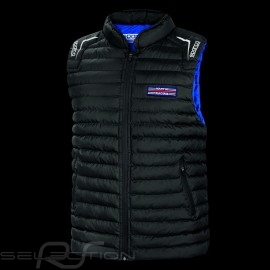 Martini Racing Jacket Sleeveless Quilted Black Sparco 01259MR