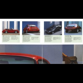 Porsche Brochure Range models year 1990 08/1989 in french WVK105630