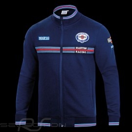 Martini Racing Jacket Fullzip Sweatshirt Navy blue Sparco 01278MR