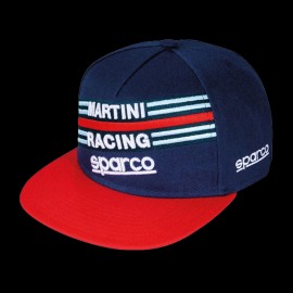 Sparco Cap Martini Racing Navy Blue / red flat visor 001283MRBM