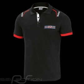 Martini Racing Polo-shirt Schwarz Sparco 01276MR