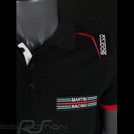 Martini Racing Polo shirt Black Sparco 01276MR