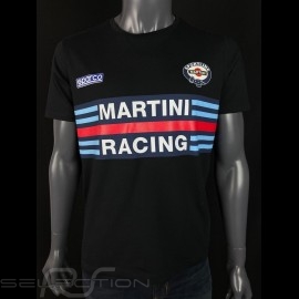 T-Shirt Sparco Martini Racing Schwarz- Herren 01274MRNR