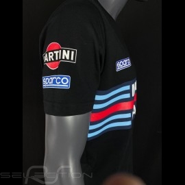 T-Shirt Sparco Martini Racing Black- men 01274MRNR