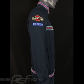 Martini Racing Jacket Fullzip Sweatshirt Navy blue Sparco 01278MR