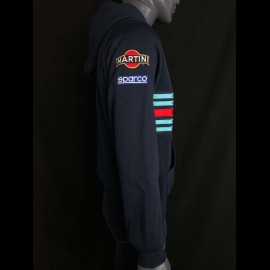 Sweatshirt Sparco Martini Racing hoodie Navy Blue - men 01279MRBM