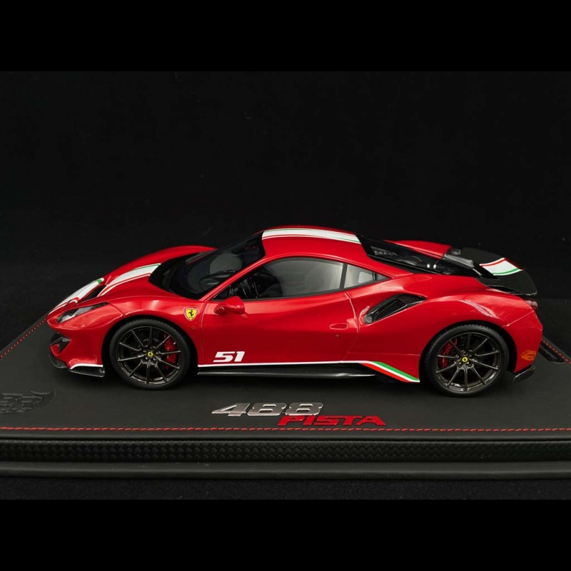 Ferrari 488 Pista Piloti Ferrari 2018 red Rosso Corsa 1/18 BBR P18160A2