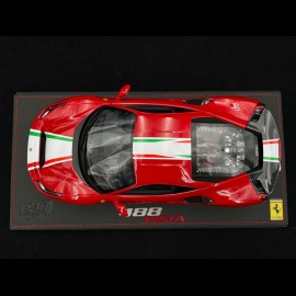 Ferrari 488 Pista Piloti Ferrari 2018 red Rosso Corsa 1/18 BBR P18160A2
