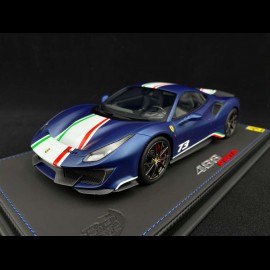 Ferrari 488 Pista Piloti Ferrari 2018 matte blue Abu Dhabi 1/18 BBR P18160F