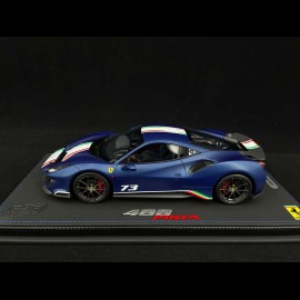 Ferrari 488 Pista Piloti Ferrari 2018 Abu Dhabi matt blau 1/18 BBR P18160F