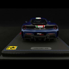 Ferrari 488 Pista Piloti Ferrari 2018 matte blue Abu Dhabi 1/18 BBR P18160F