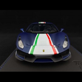 Ferrari 488 Pista Piloti Ferrari 2018 matte blue Abu Dhabi 1/18 BBR P18160F
