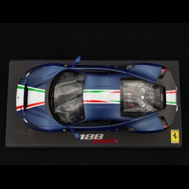 Ferrari 488 Pista Piloti Ferrari 2018 matte blue Abu Dhabi 1/18 BBR P18160F