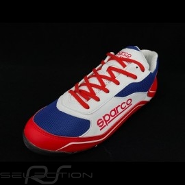 Driving shoes Sparco Sport sneaker S-Pole blue / white / red - men