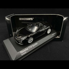 Porsche 718 Spyder type 982 2020 Black 1/43 Minichamps 410067701