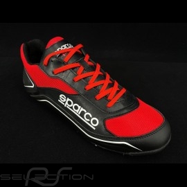 Driving shoes Sparco Sport sneaker S-Pole black / red - men