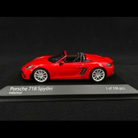 Porsche 718 Boxster Spyder type 982 2020 guards red 1/43 Minichamps 410067702