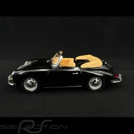 Porsche 356 B Cabriolet 1961 black 1/24 Burago 22078