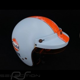 Gulf Helm Vintage Racing Oil Company blau / orange