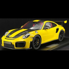 Porsche 911 GT3 RS type 991 Weissach package 2018 racing yellow 1/8 Minichamps 800621001