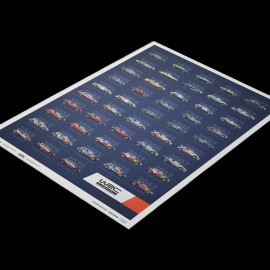 Poster WRC Constructors' Champions 1973-2020 48th Anniversary Limited Edition